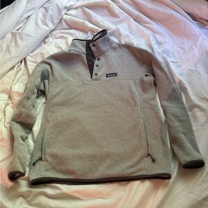 Patagonia Gray Fleece Pullover - Size M
